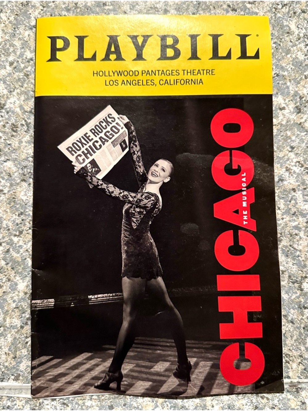 CHICAGO The Musical PLAYBILL Los Angeles Hollywood Pantages Theatre 2024